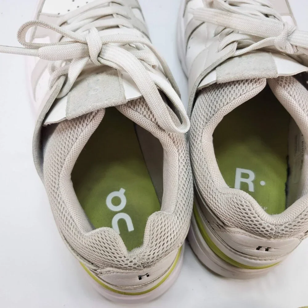 On THE ROGER Clubhouse CloudTec Womens 9 Tennis Sneakers White‎ Yellow